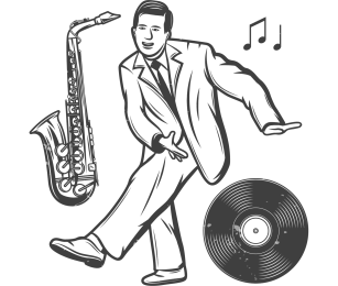 איש עם רקע לכלוך